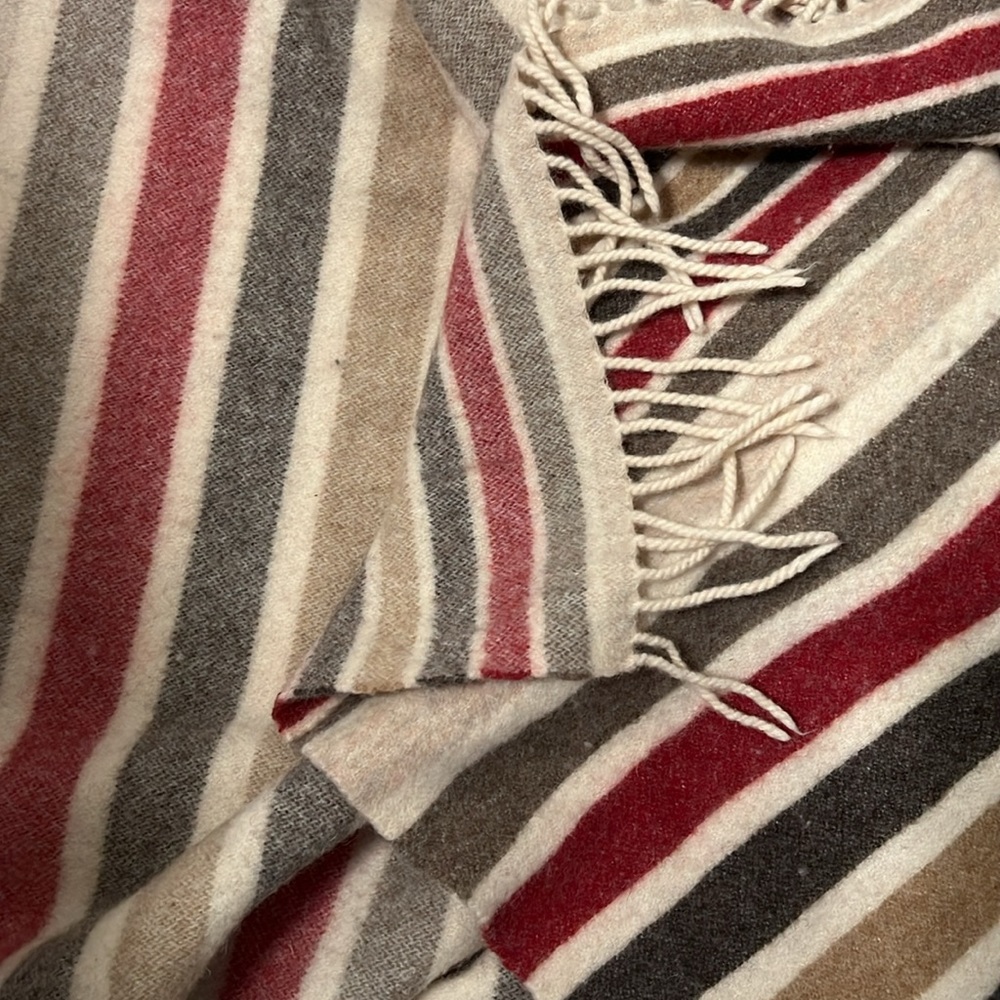 MT L 1 plaidThrow blanket Wool - Picture 3 of 3